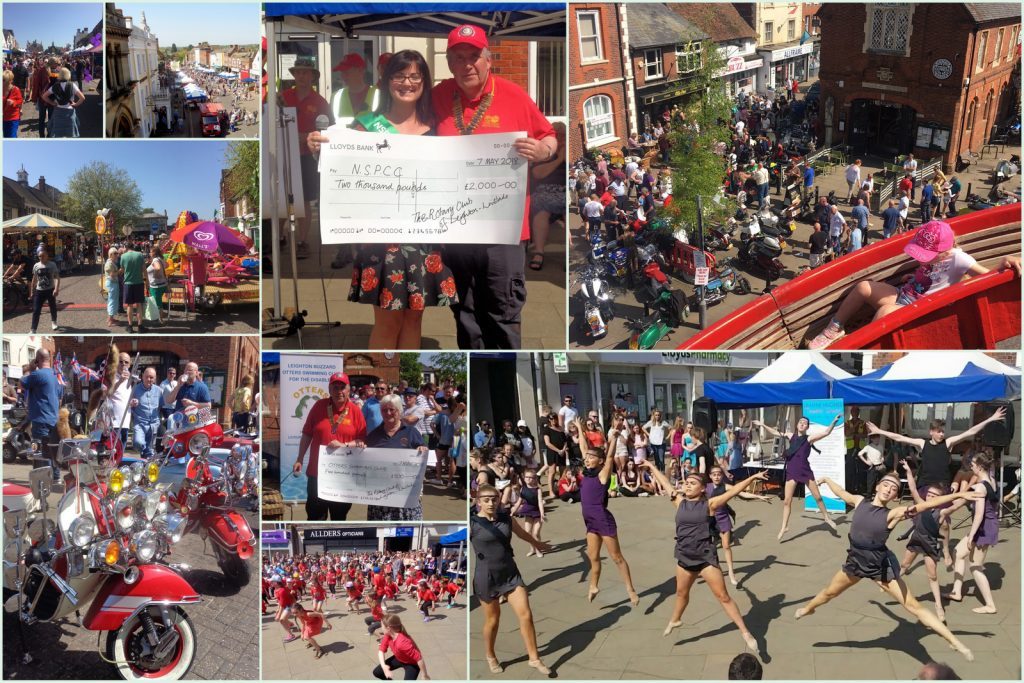 compilation of pictures from the Leighton Buzzard May Fayre